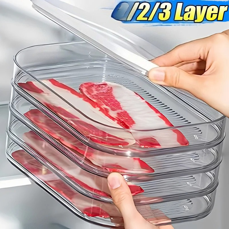 Meal Prep Jars With Lids - Contenedor de Carne para Refrigerador, Contenedor