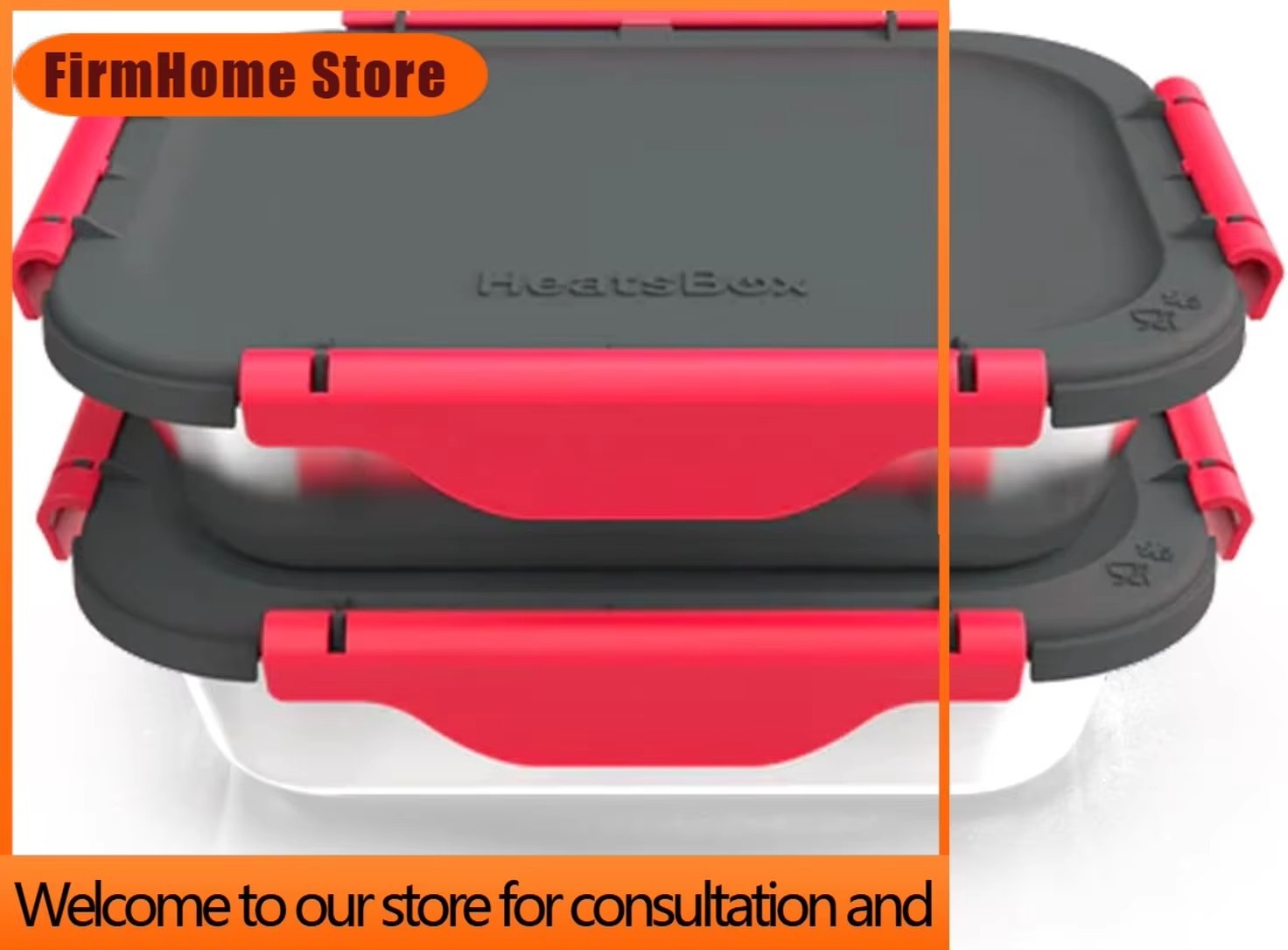 Meal Prep Oven Safe Containers - FirmHome Store Juego de 2 recipientes