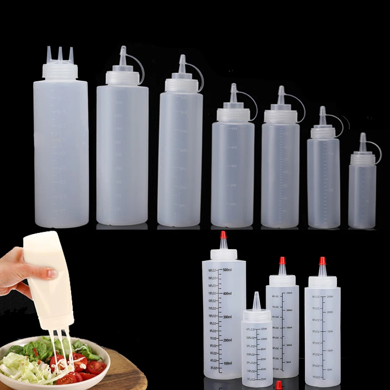 Sauce Squeeze Bottle - 1 Uds. Empty120ml-1000ml botellas de plástico