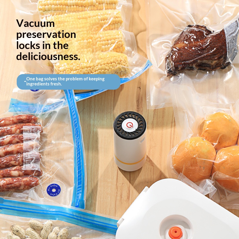 Meal Prep Vacuum Seal Containers - Mini Bomba Selladora al Vacío Eléctrica