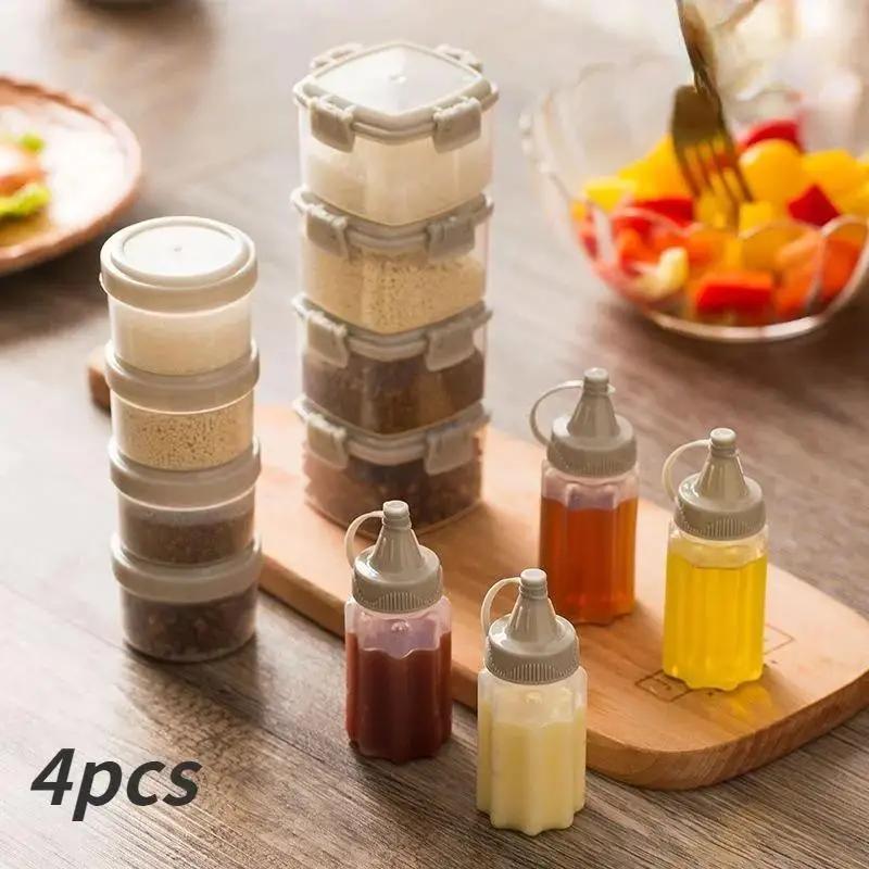 Sauce Squeeze Bottle - Botella exprimible portátil pequeña para salsa,
