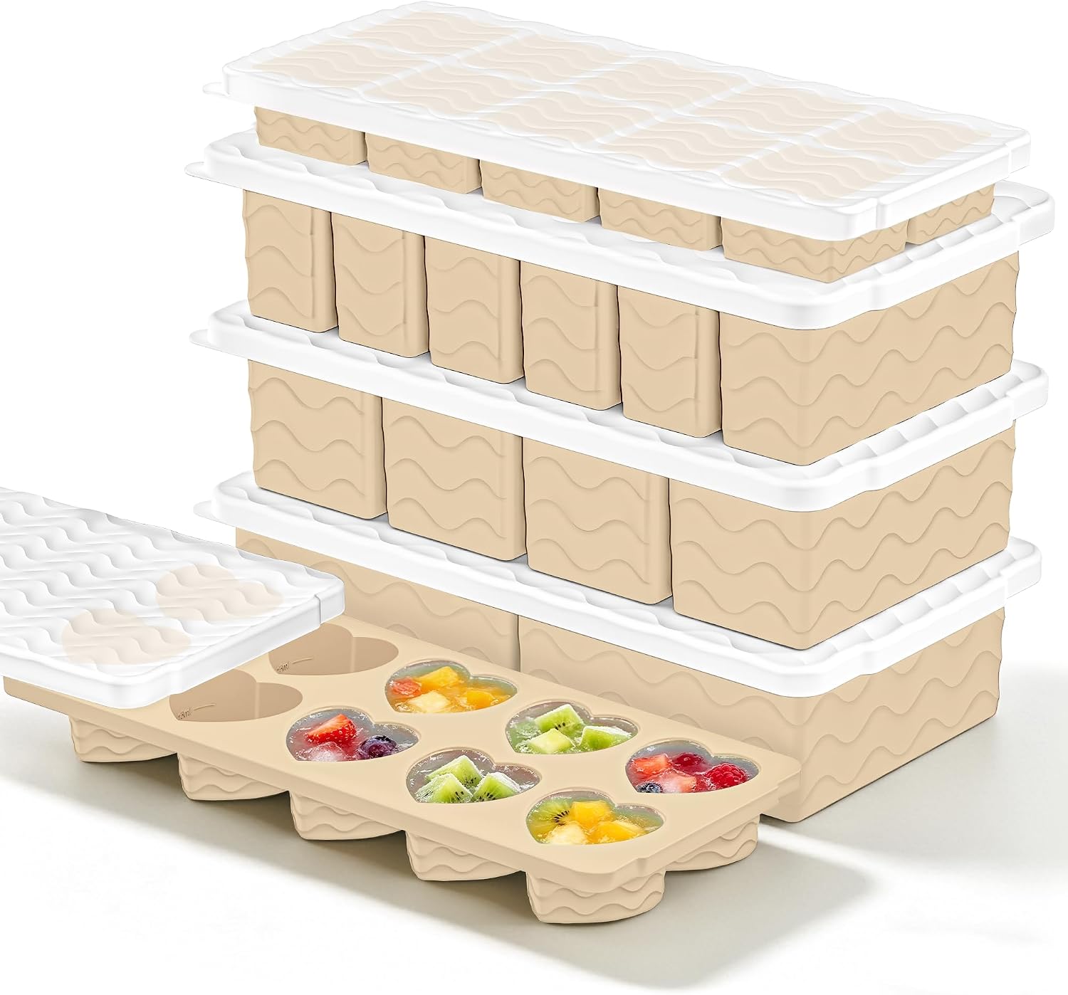Meal Prep Oven Safe Containers - Molde de silicona para congelador con