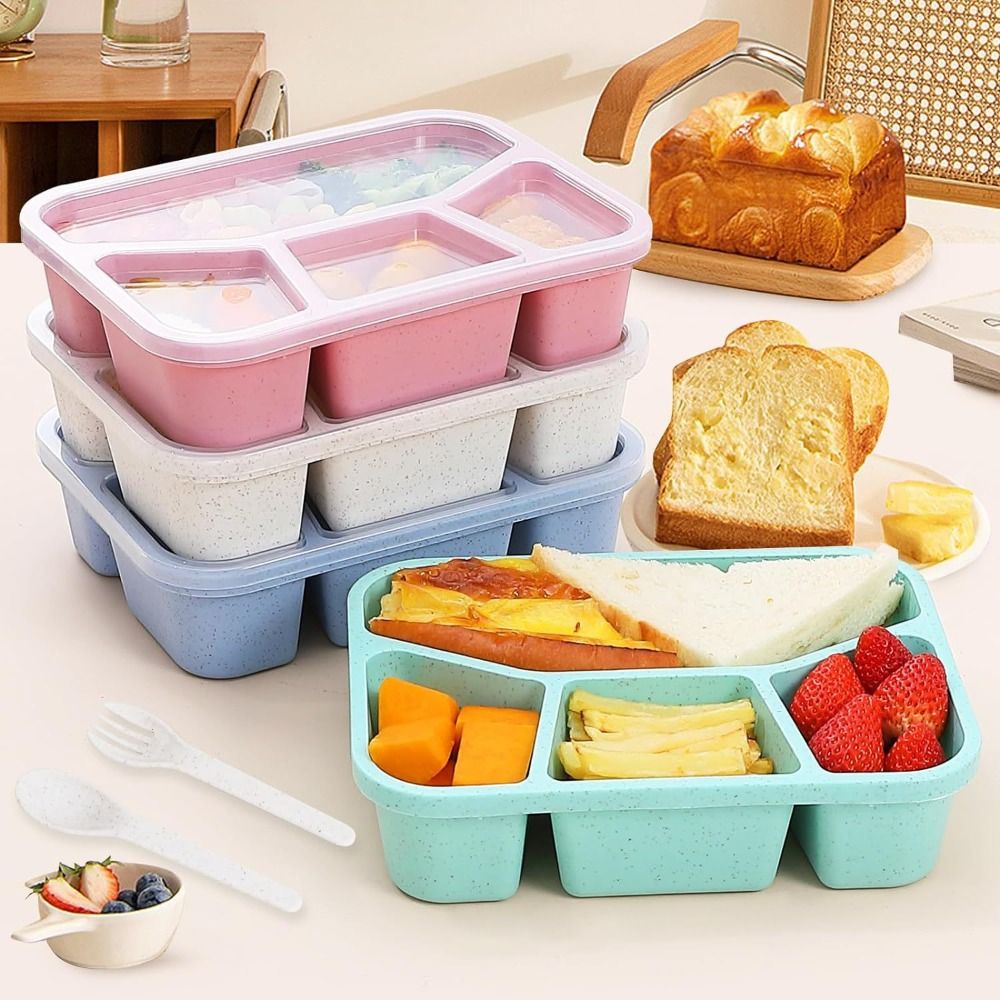Meal Prep Meal Ideas - Cajas de aperitivos apilables para niños,