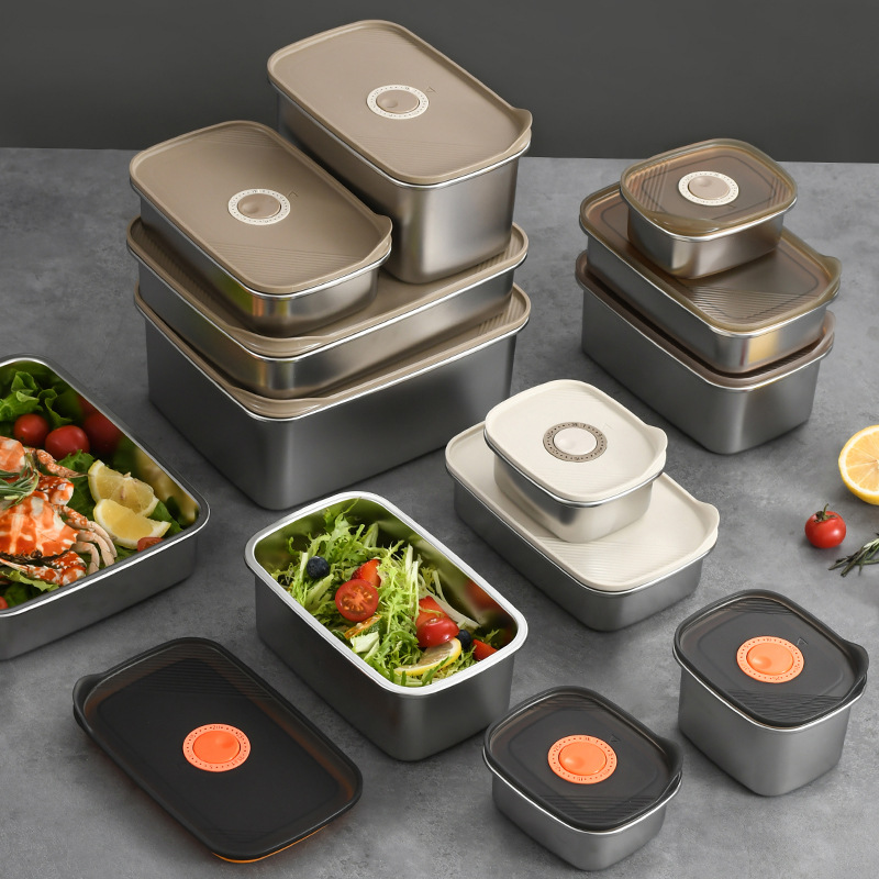 Meal Prep Kits - Lonchera Hermética de Acero Inoxidable 304