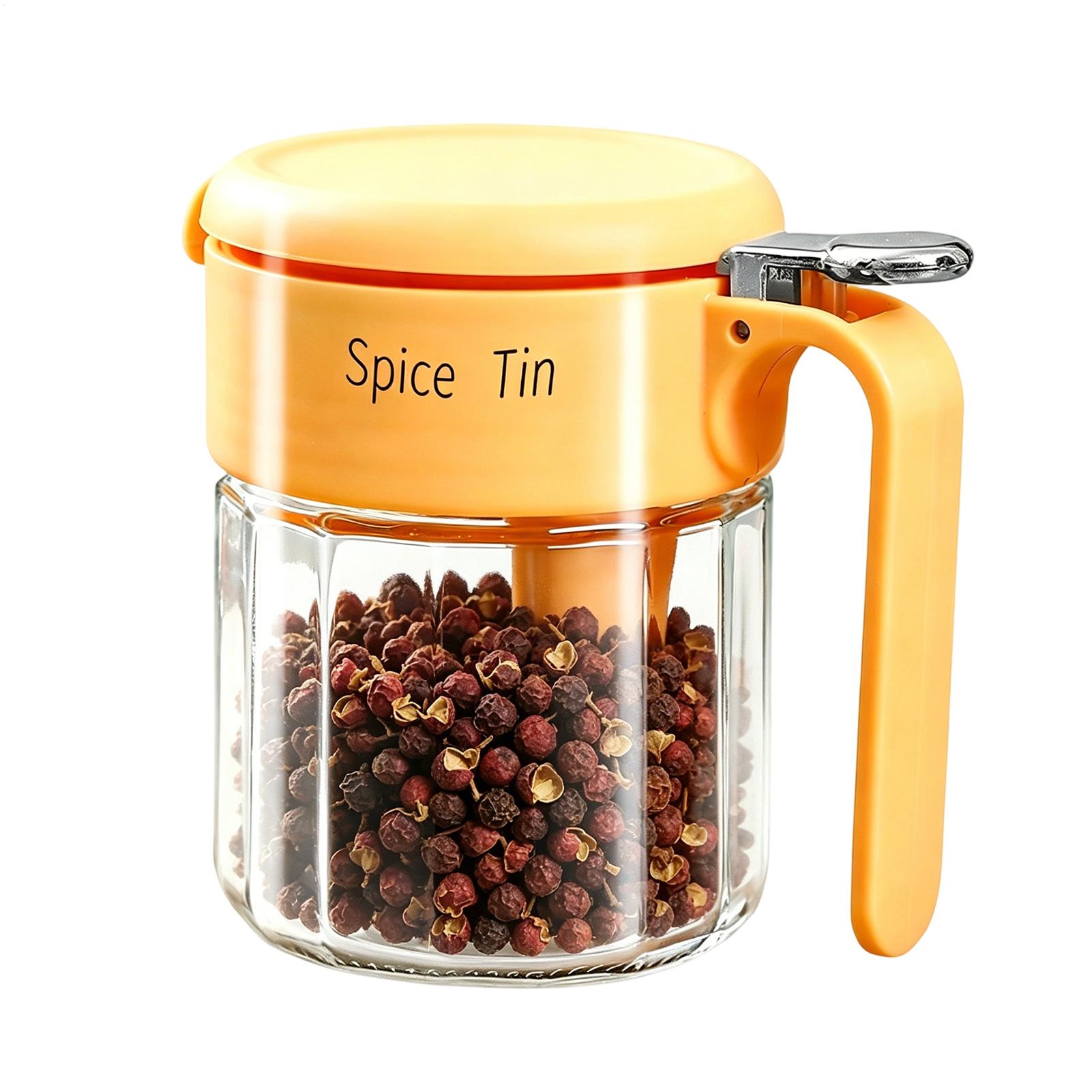 Meal Prep Jars With Lids - Caja de condimentos de fácil acceso,