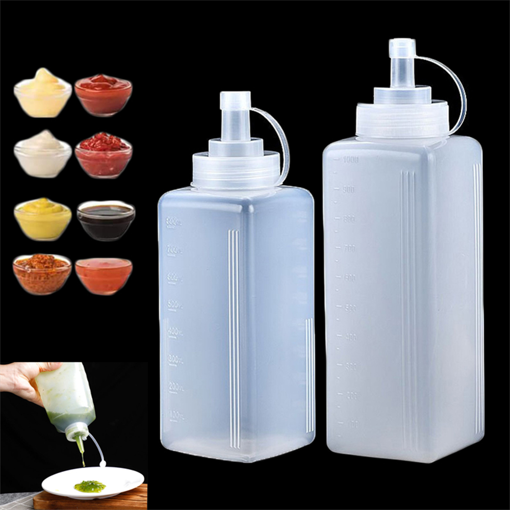 Sauce Squeeze Bottle - Paquete de 1 Botella de Plástico