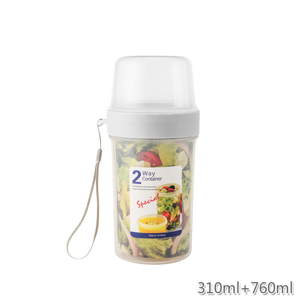 Meal Prep Jars With Lids - Contenedor de Alimentos a Prueba de