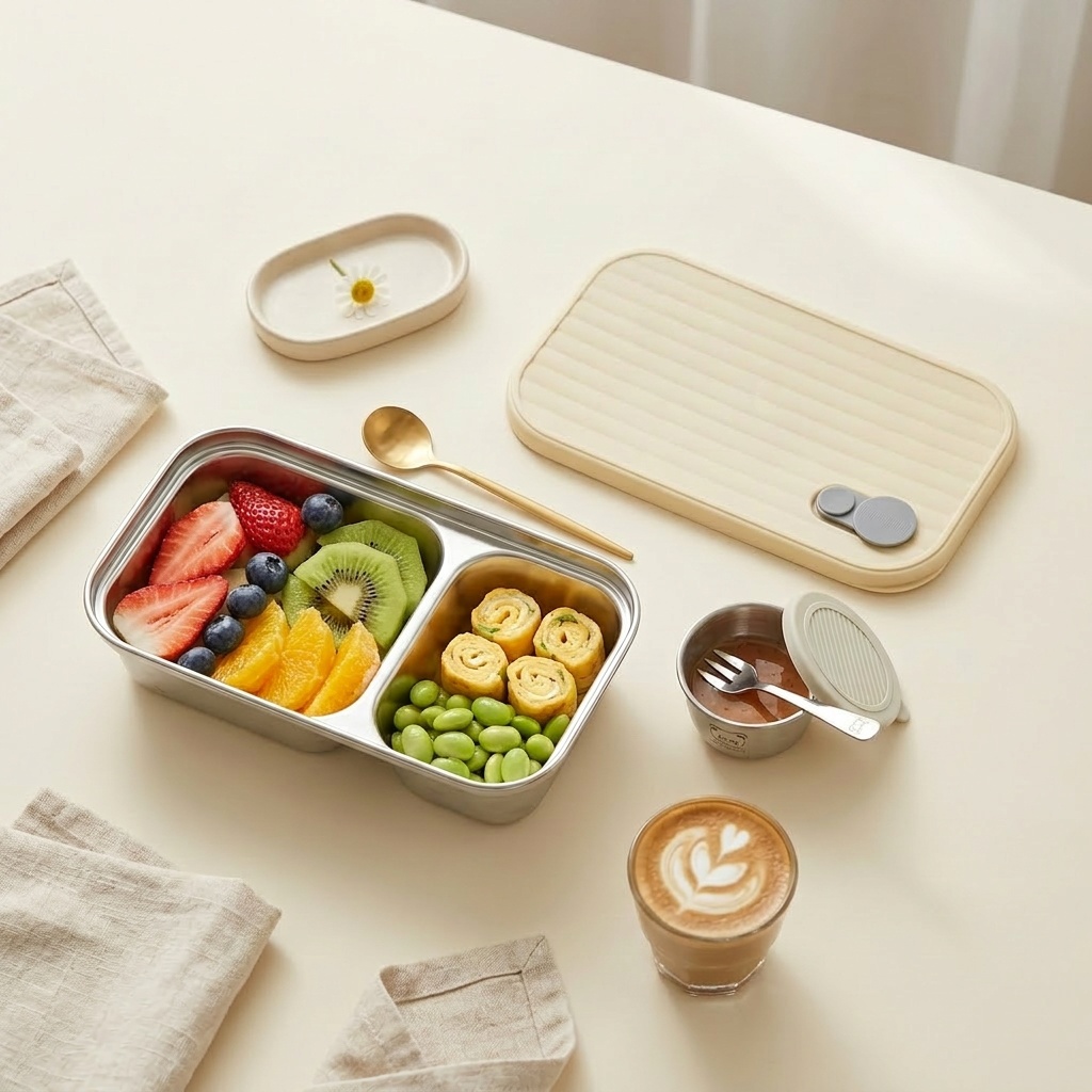 Meal Prep Meal Ideas - Lonchera Bento de Acero Inoxidable 304