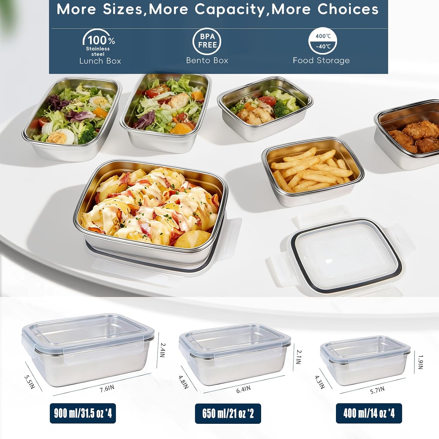 10 recipientes de almacenamien - Meal Prep Oven Safe Containers reseña y precio
