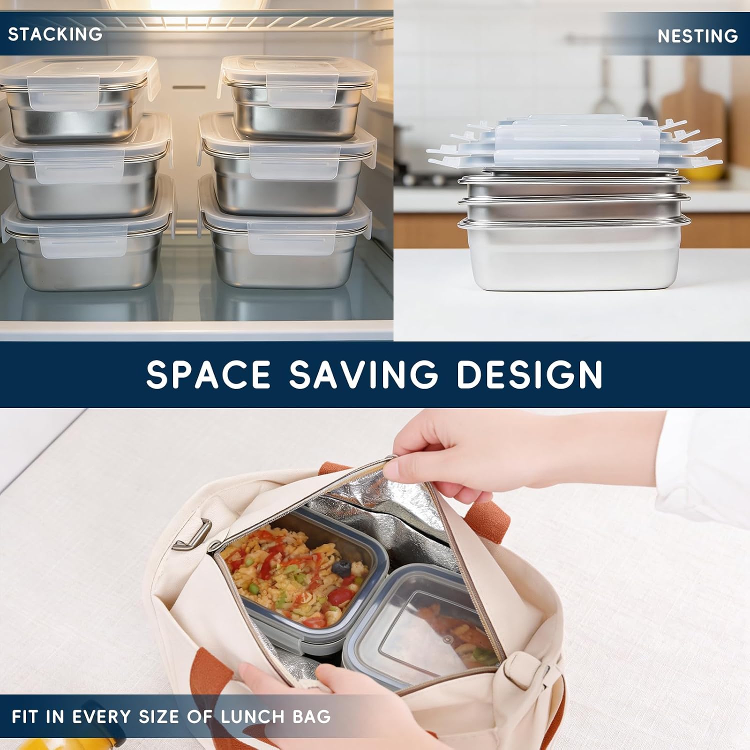 10 recipientes de almacenamien - Meal Prep Oven Safe Containers reseña y precio