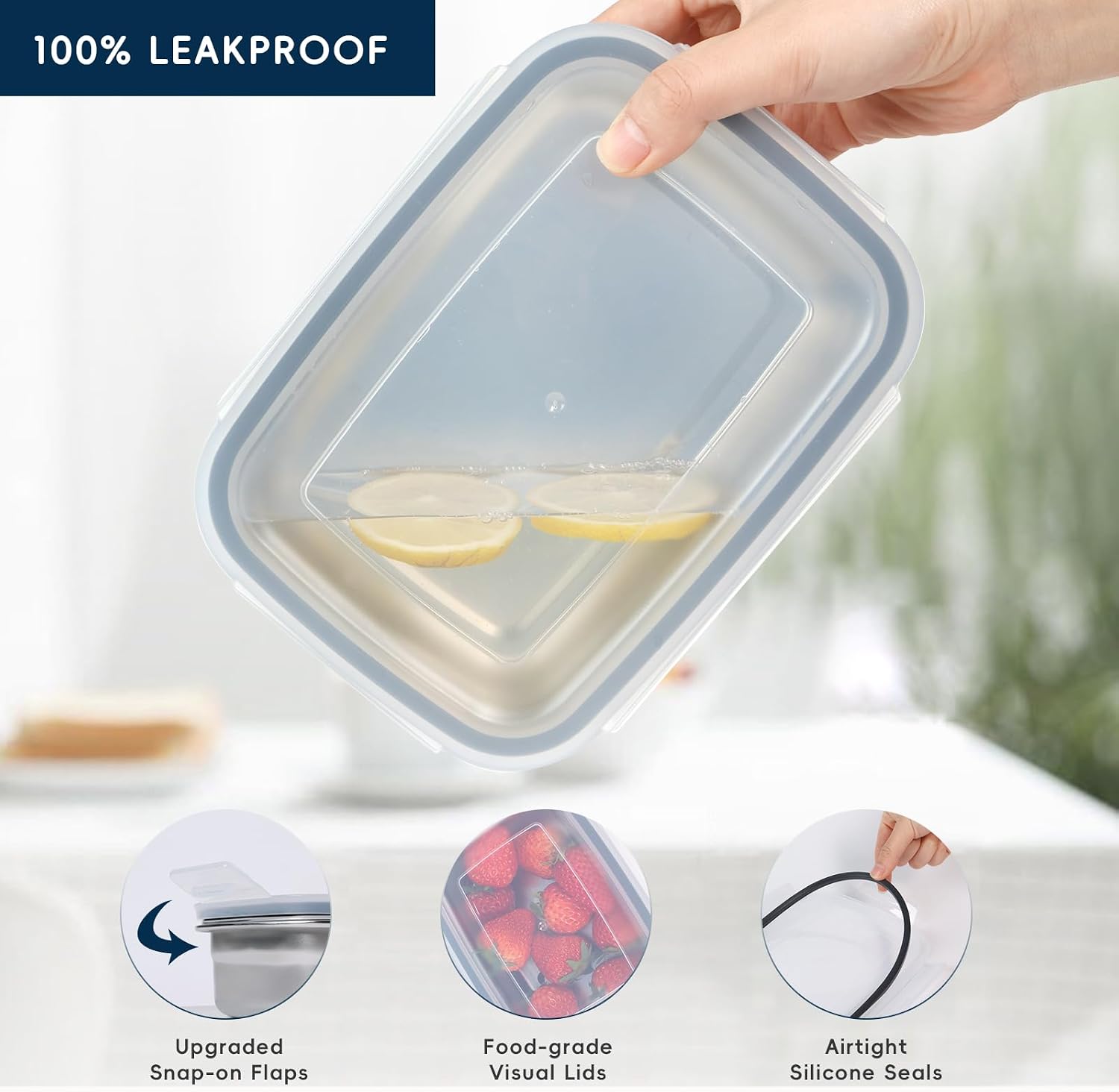 10 recipientes de almacenamien - Meal Prep Oven Safe Containers reseña y precio