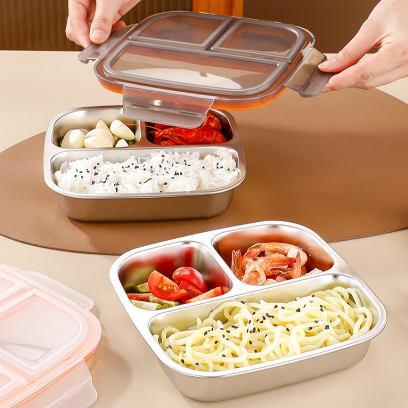 Lonchera de Acero Inoxidable 3 - Meal Prep Meal Ideas reseña y precio