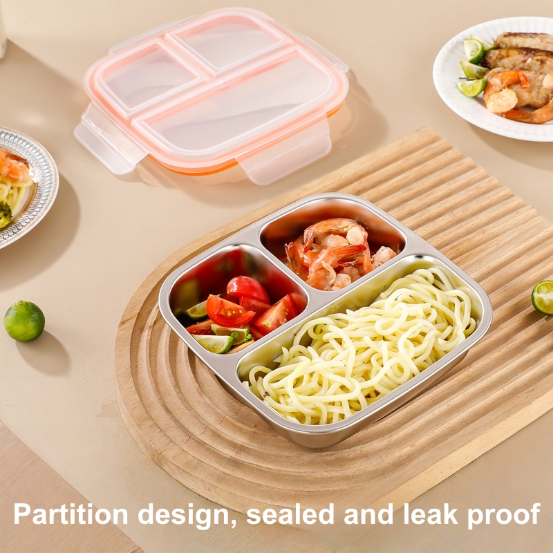 Lonchera de Acero Inoxidable 3 - Meal Prep Meal Ideas reseña y precio