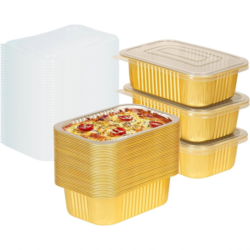【Sartenes doradas de 20 unidad - Meal Prep Oven Safe Containers reseña y precio