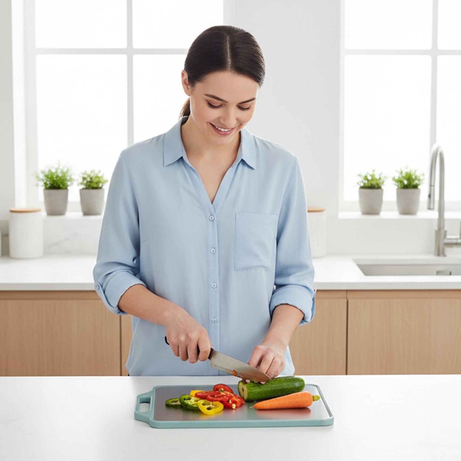 Tabla de cortar de doble cara, - Meal Prep Format reseña y precio