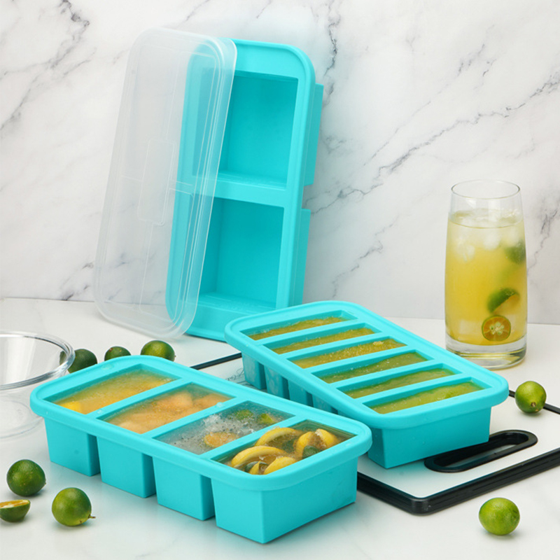 Moldes de silicona de 1/2 taza - Meal Prep Oven Safe Containers reseña y precio