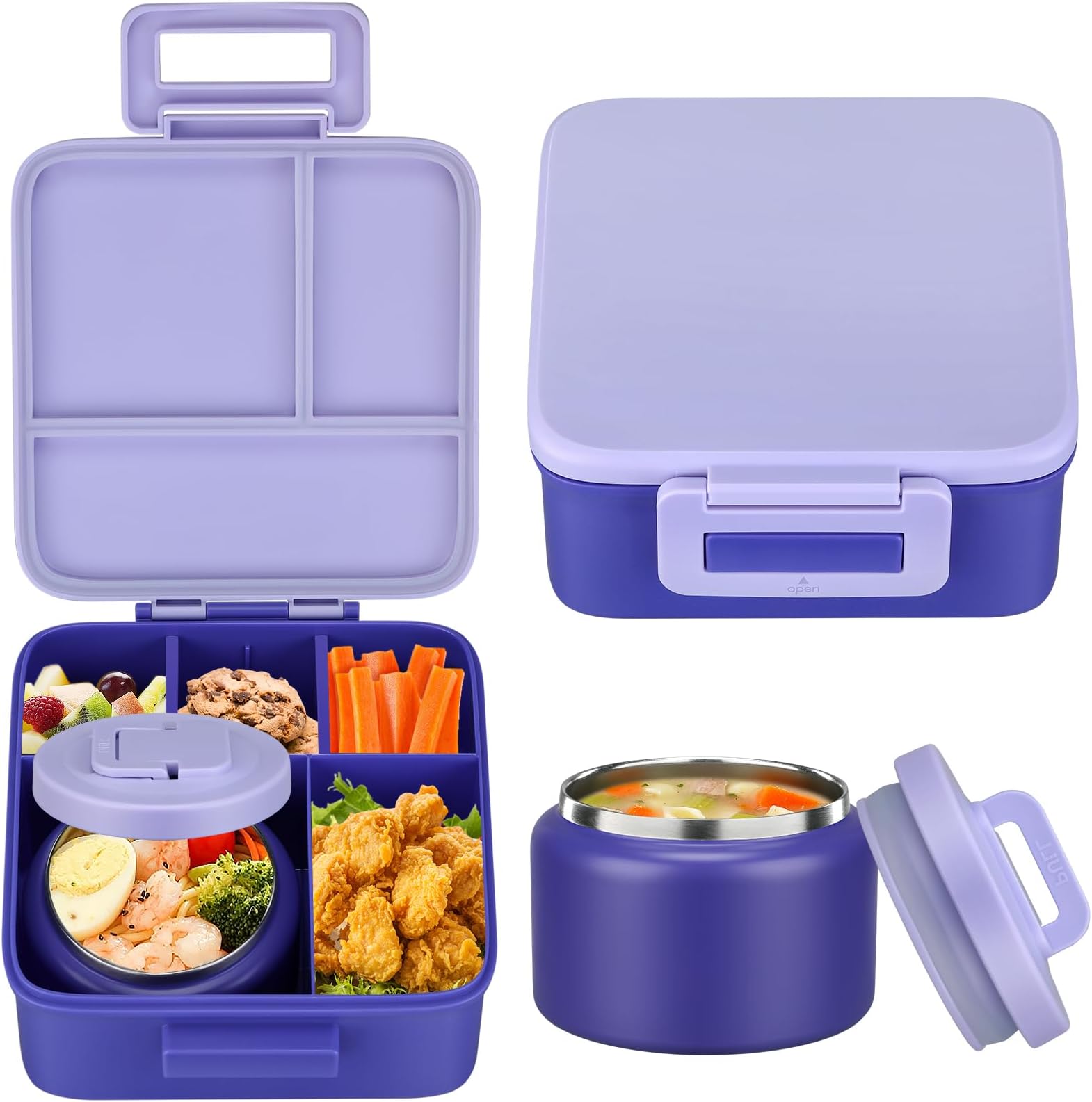 1 Juego de Lonchera Bento para - Meal Prep Kits reseña y precio