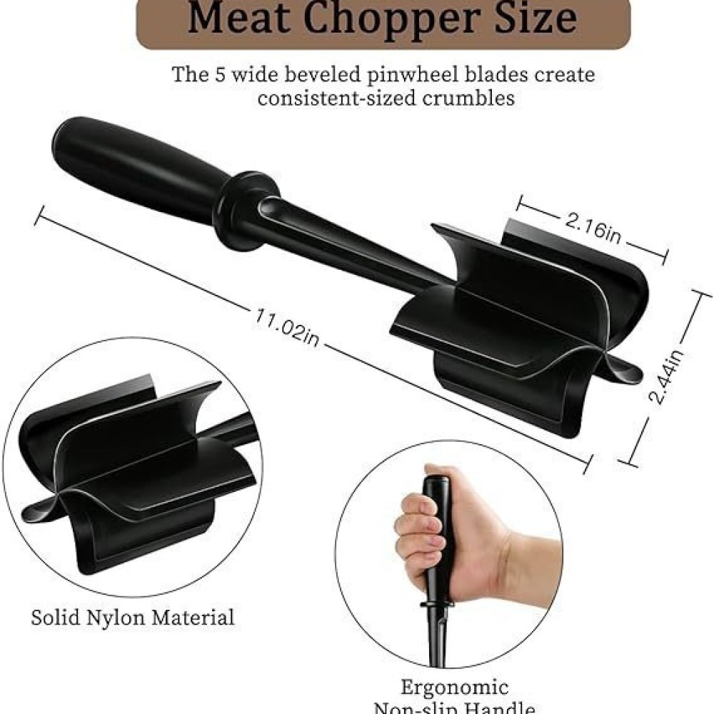 Picador de carne de cocina, he - Meal Prep Ground Beef reseña y precio