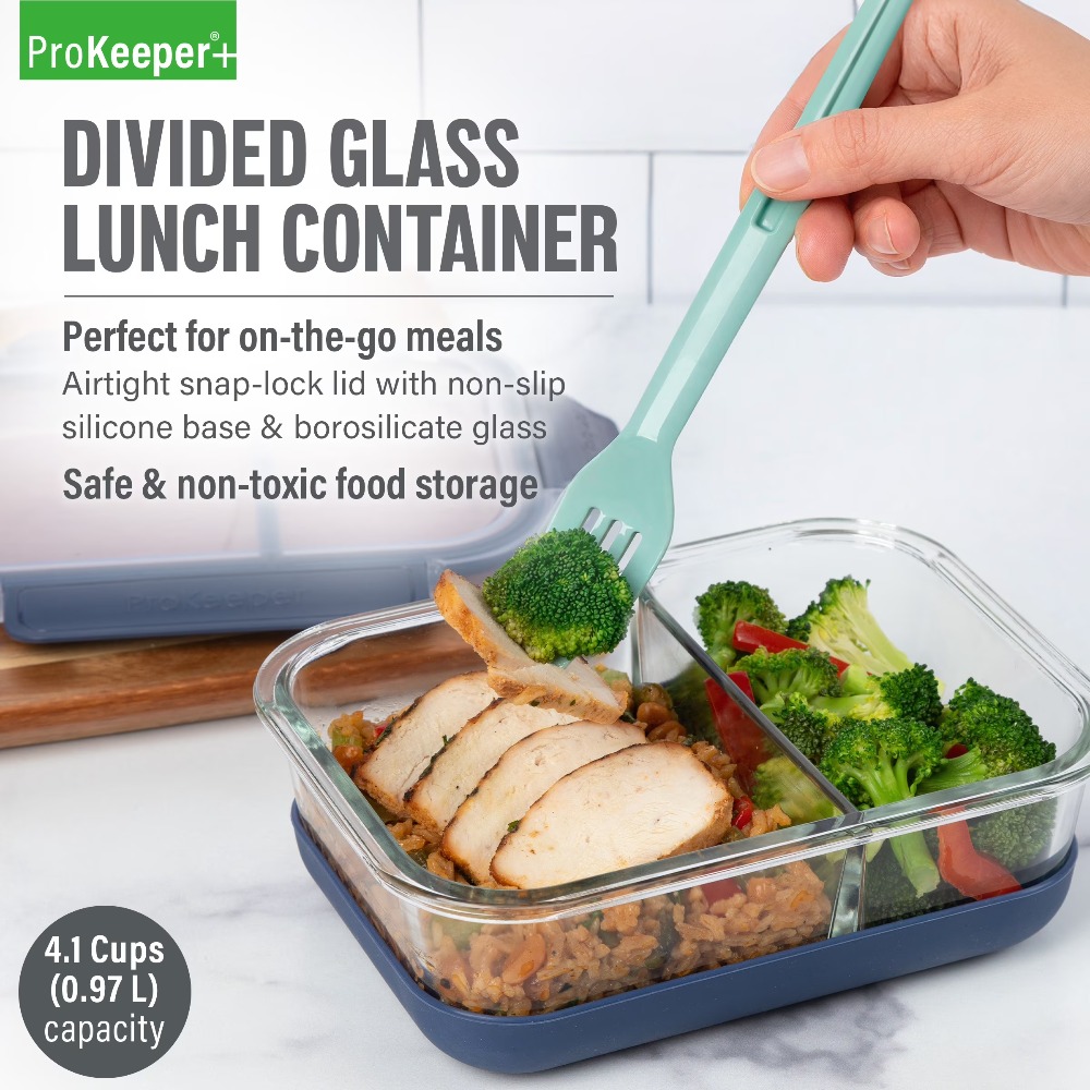 Recipientes de Vidrio Borosili - Meal Prep Oven Safe Containers reseña y precio