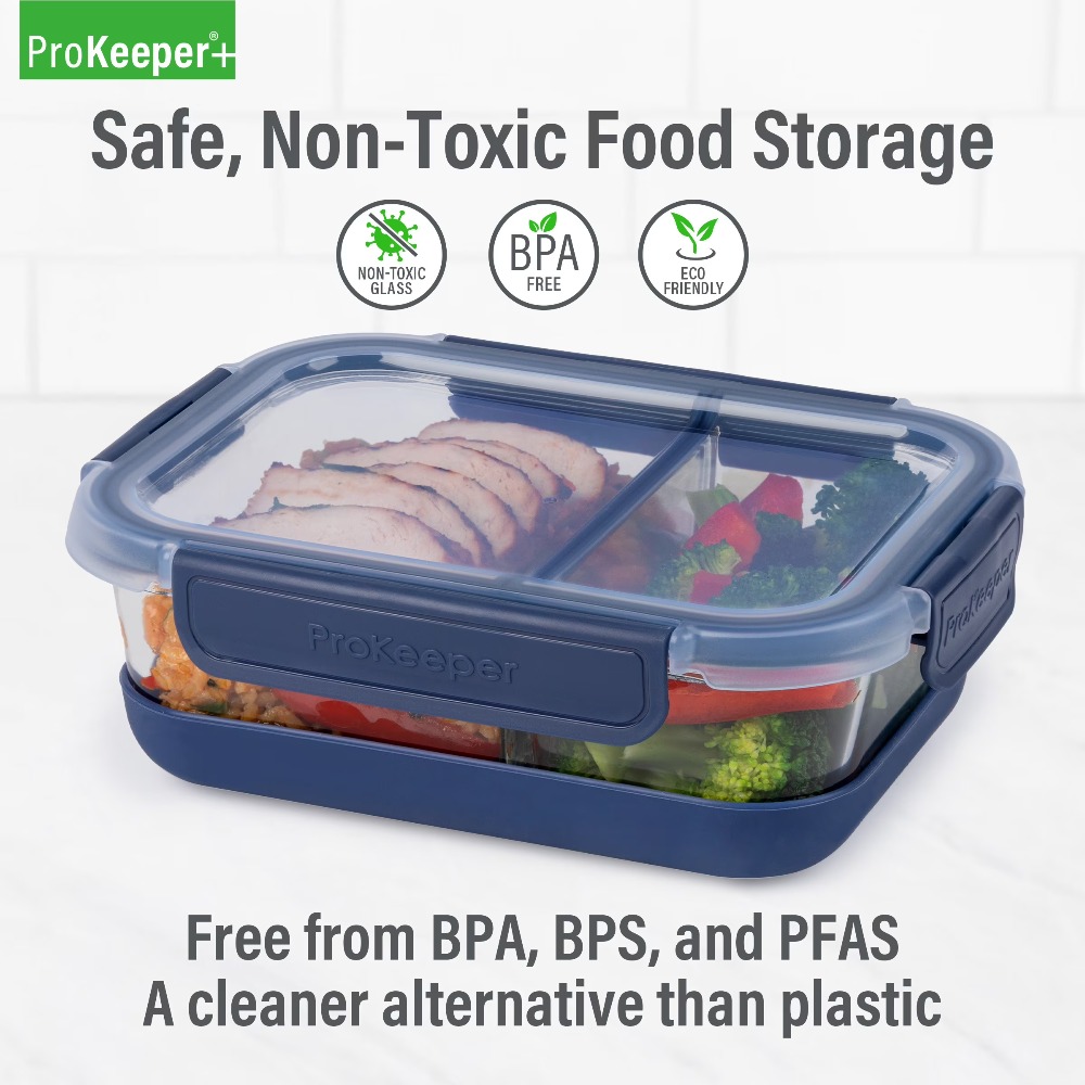Recipientes de Vidrio Borosili - Meal Prep Oven Safe Containers reseña y precio