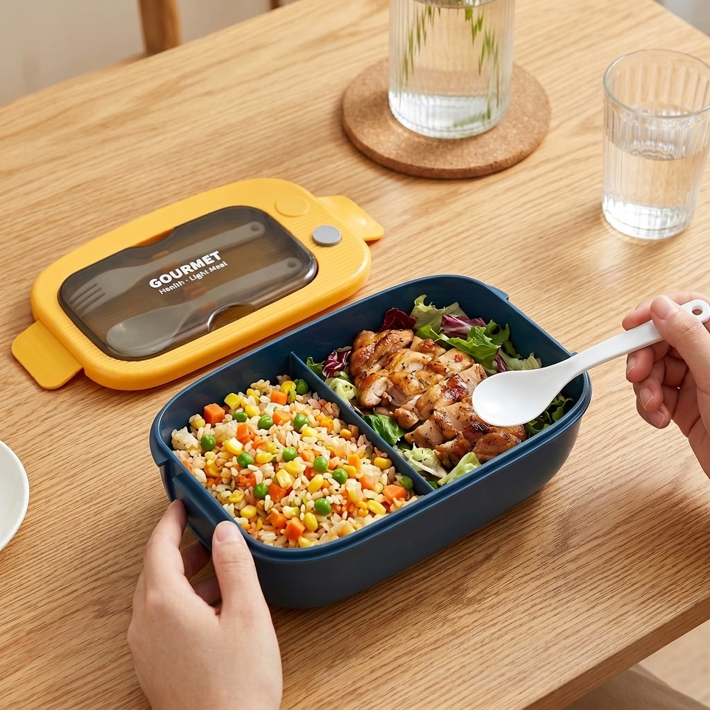 Lonchera Bento de Plástico Apt - Meal Prep Meal Ideas reseña y precio