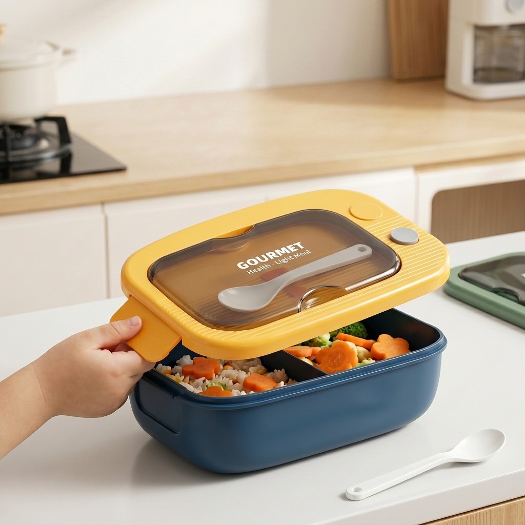 Lonchera Bento de Plástico Apt - Meal Prep Meal Ideas reseña y precio