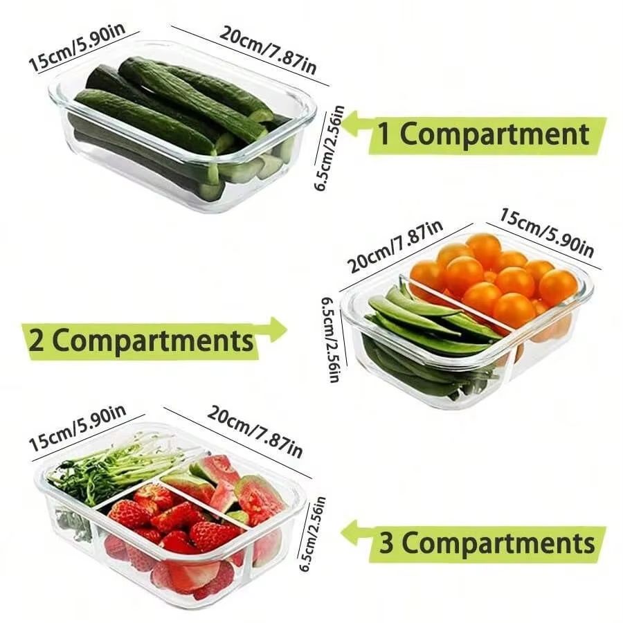 Recipiente de vidrio para alma - Meal Prep Jars With Lids reseña y precio