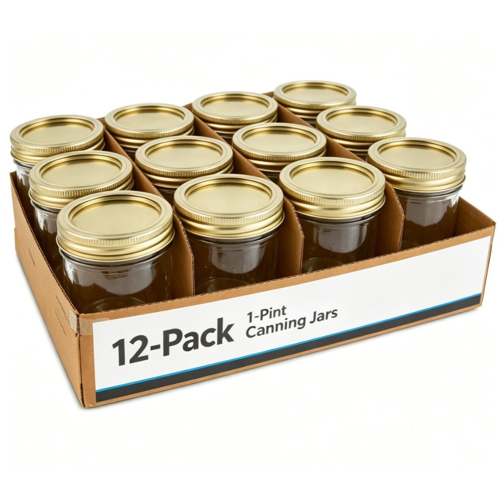 Paquete de 12 Frascos de Vidri - Meal Prep Jars With Lids reseña y precio