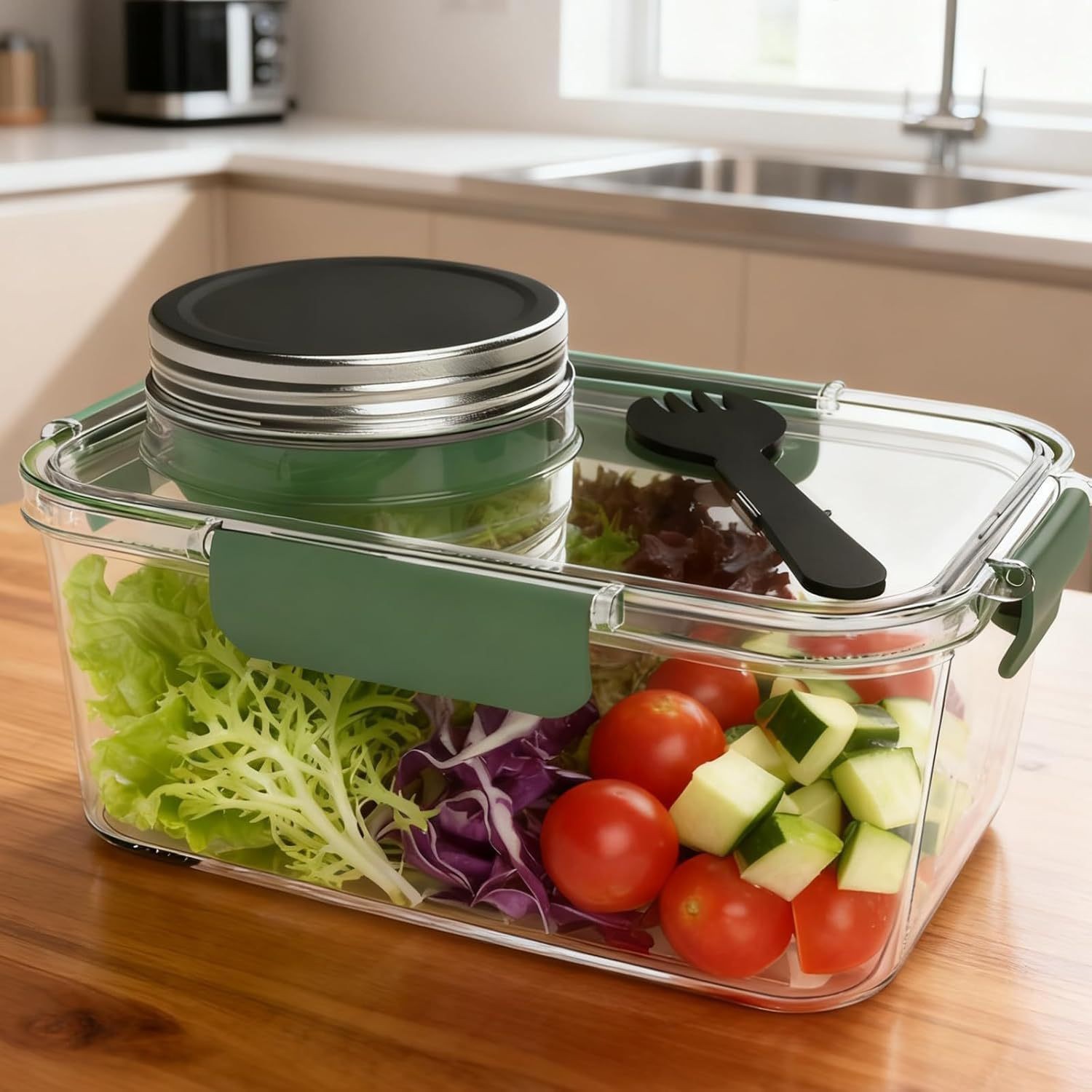 Tarro Solar para cápsulas, con - Meal Prep Jars With Lids reseña y precio