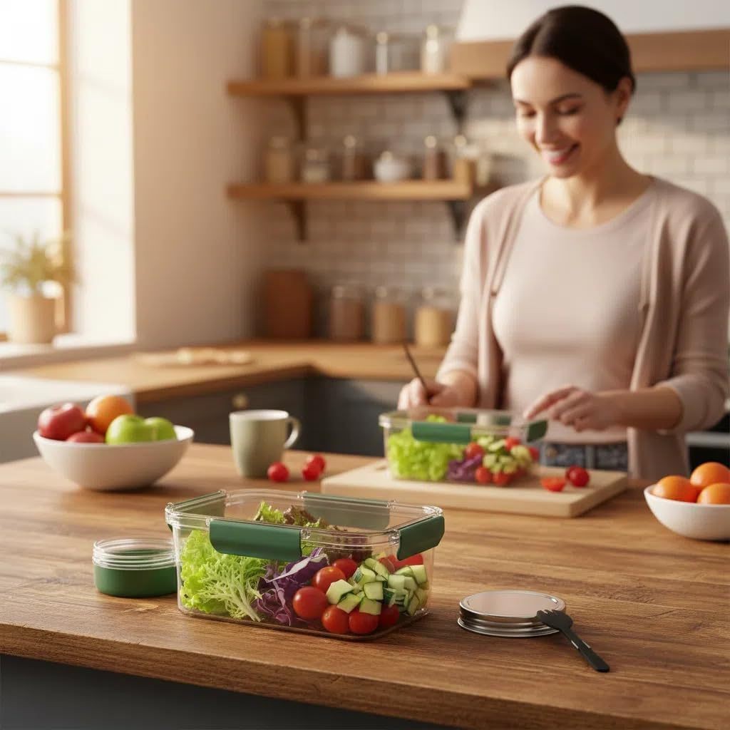 Tarro Solar para cápsulas, con - Meal Prep Jars With Lids reseña y precio