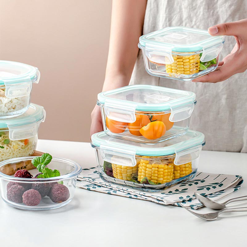 Fiambrera de vidrio de borosil - Meal Prep Kits reseña y precio