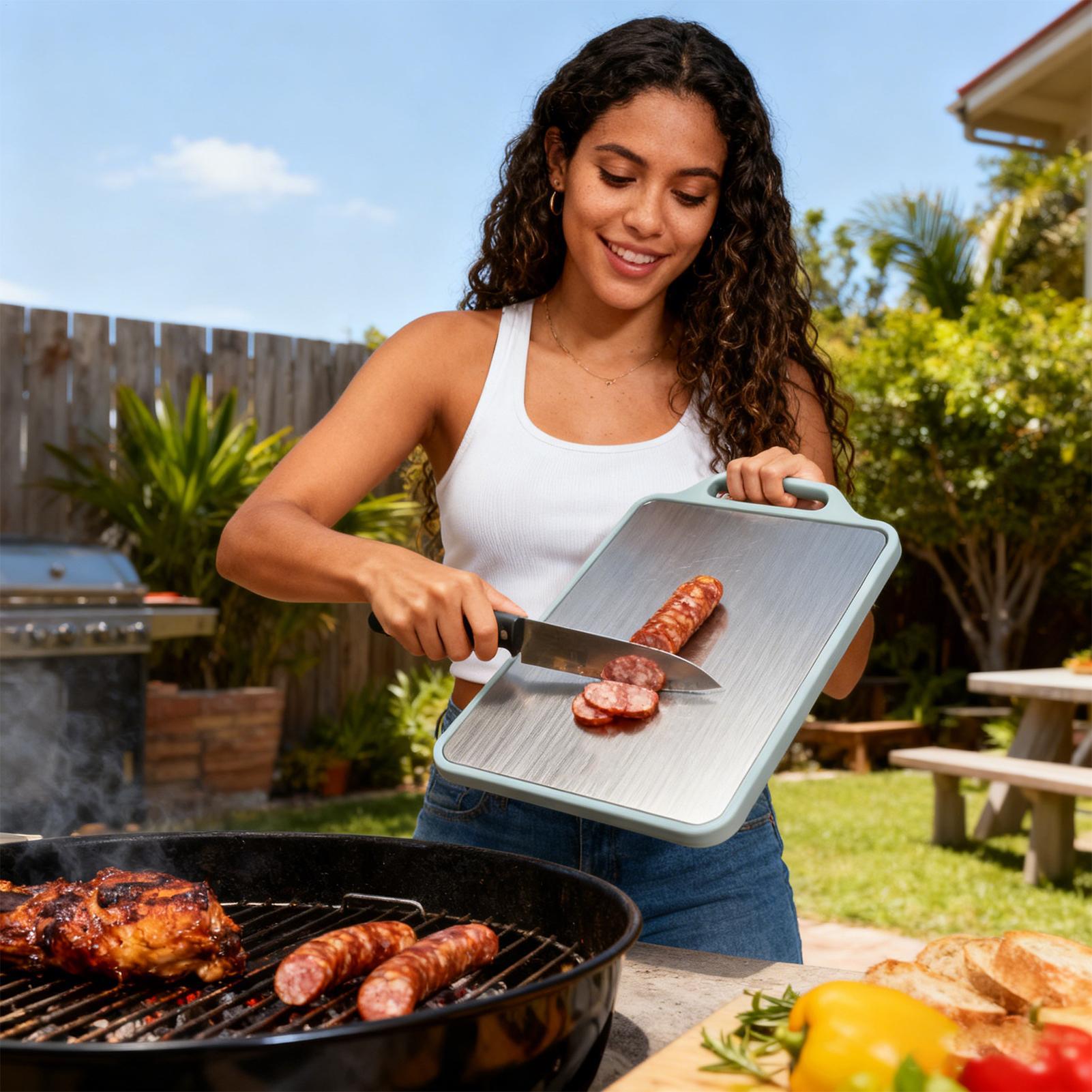 Tabla de cortar, estera de dob - Meal Prep Format reseña y precio