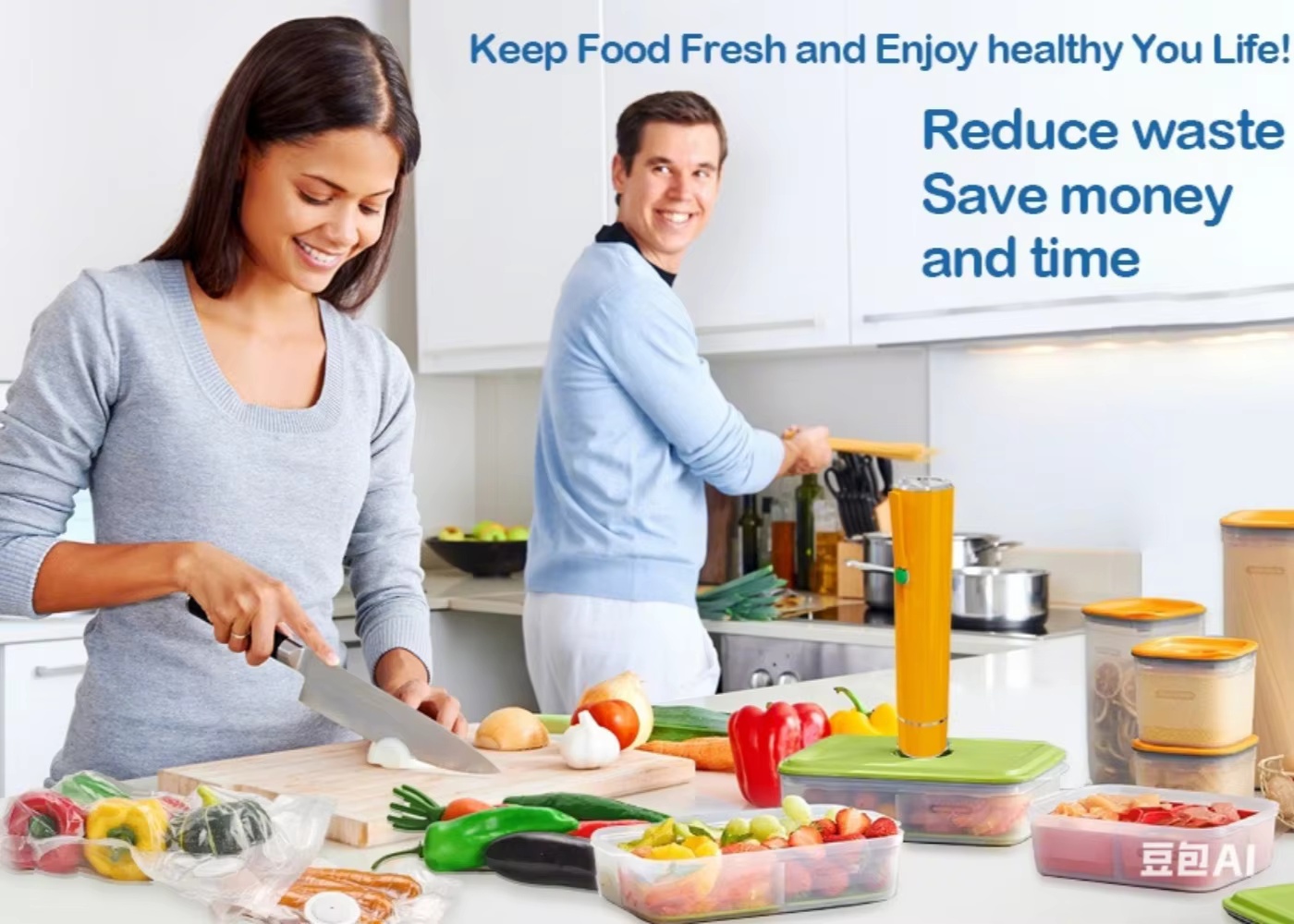 Sellador al Vacío para Aliment - Meal Prep Vacuum Seal Containers reseña y precio