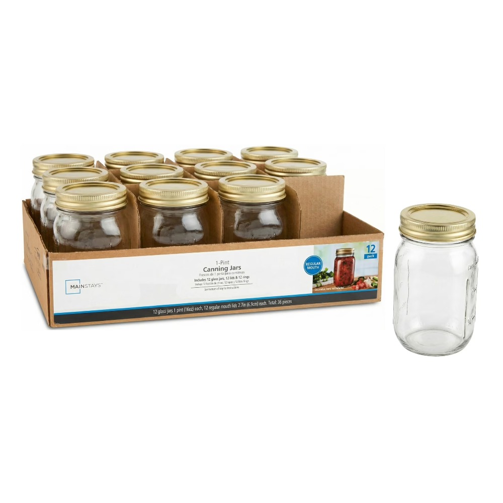 Frascos Mason de 16 oz, Frasco - Meal Prep Jars With Lids reseña y precio