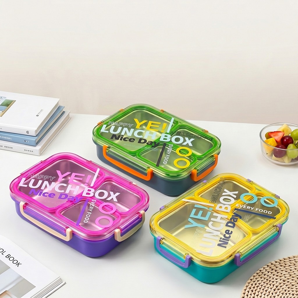 Lonchera Bento de Acero Inoxid - Meal Prep Meal Ideas reseña y precio