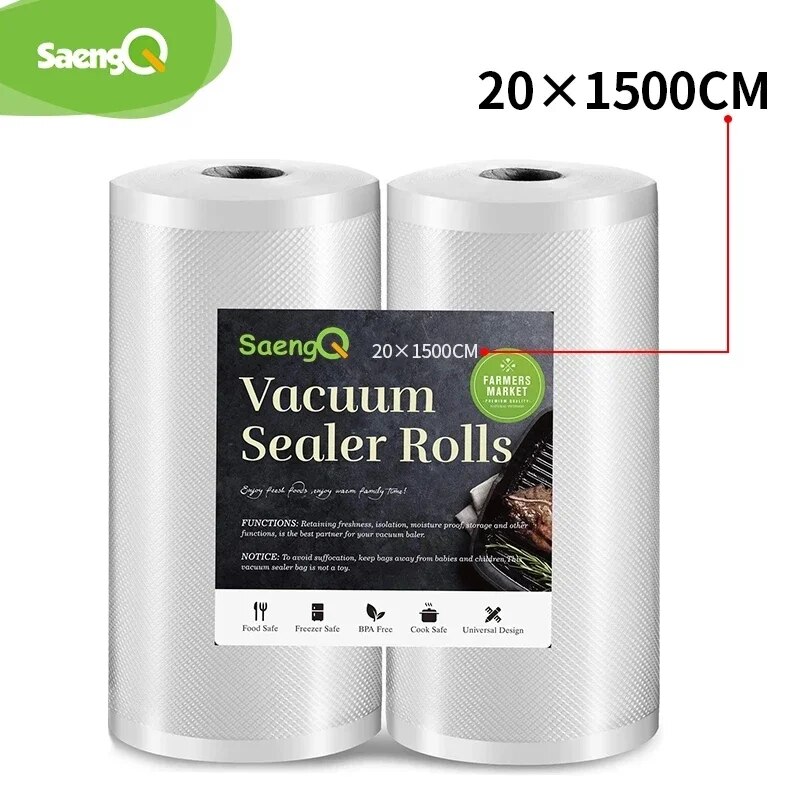 SaengQ-bolsa selladora al vací - Meal Prep Vacuum Seal Containers reseña y precio