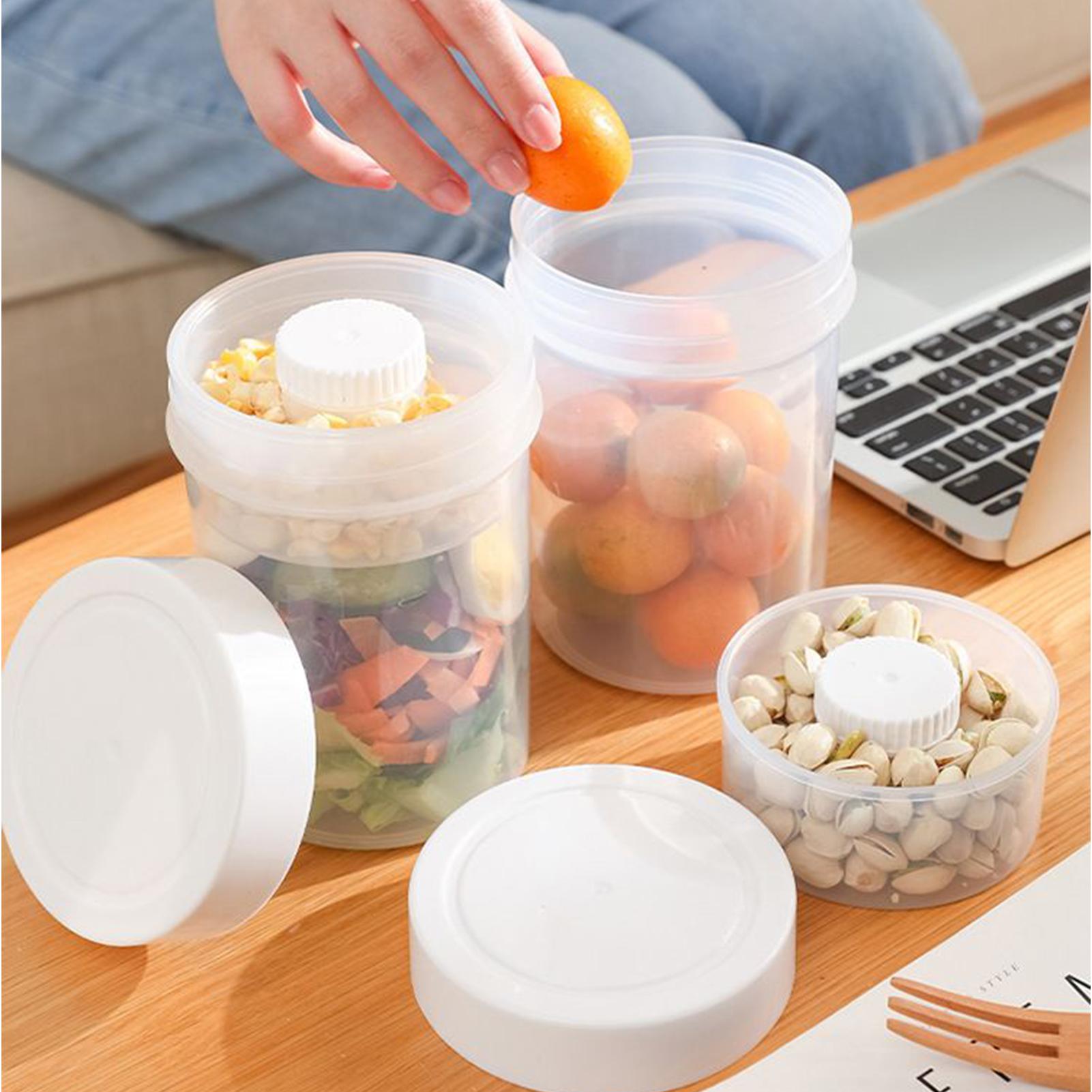 Frascos para ensalada con tapa - Meal Prep Jars With Lids reseña y precio