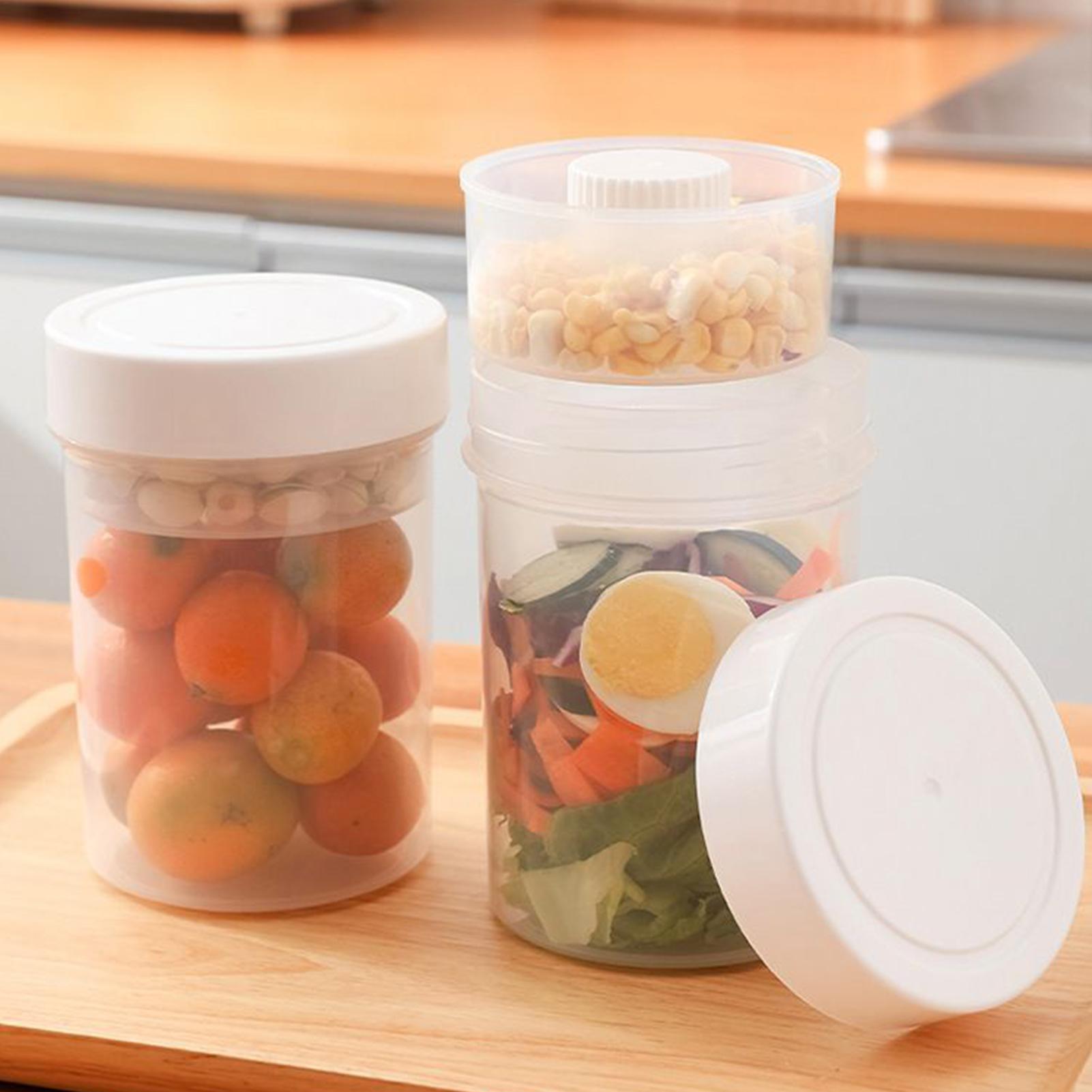 Frascos para ensalada con tapa - Meal Prep Jars With Lids reseña y precio