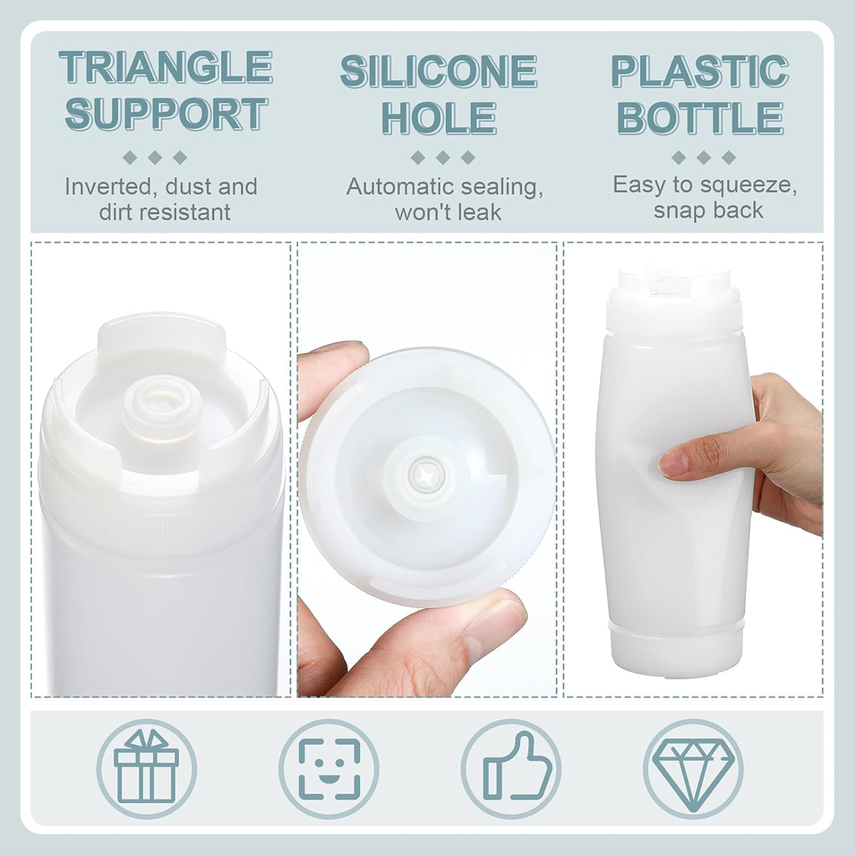 Botellas de plástico para sals - Sauce Squeeze Bottle reseña y precio