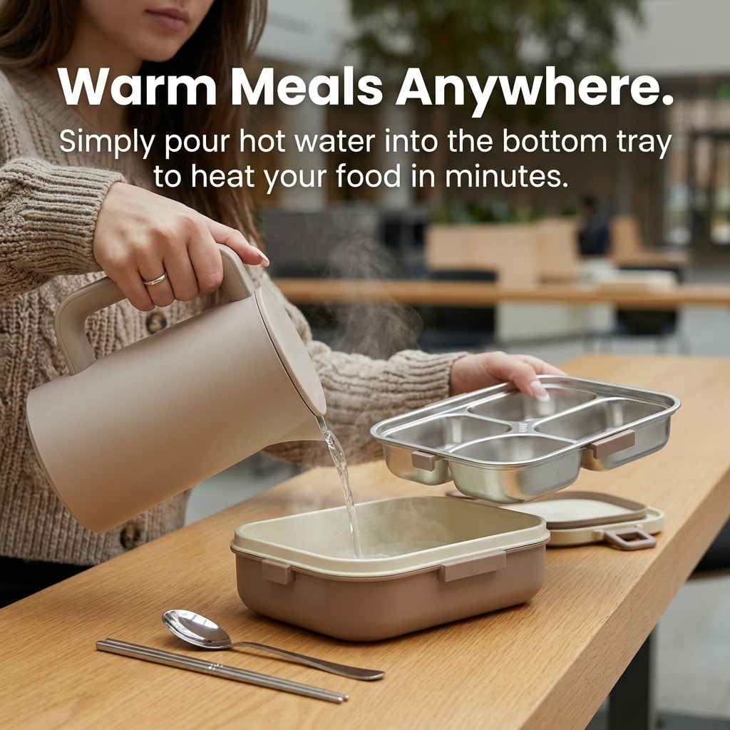 Lonchera Hermética de Acero In - Meal Prep Meal Ideas reseña y precio