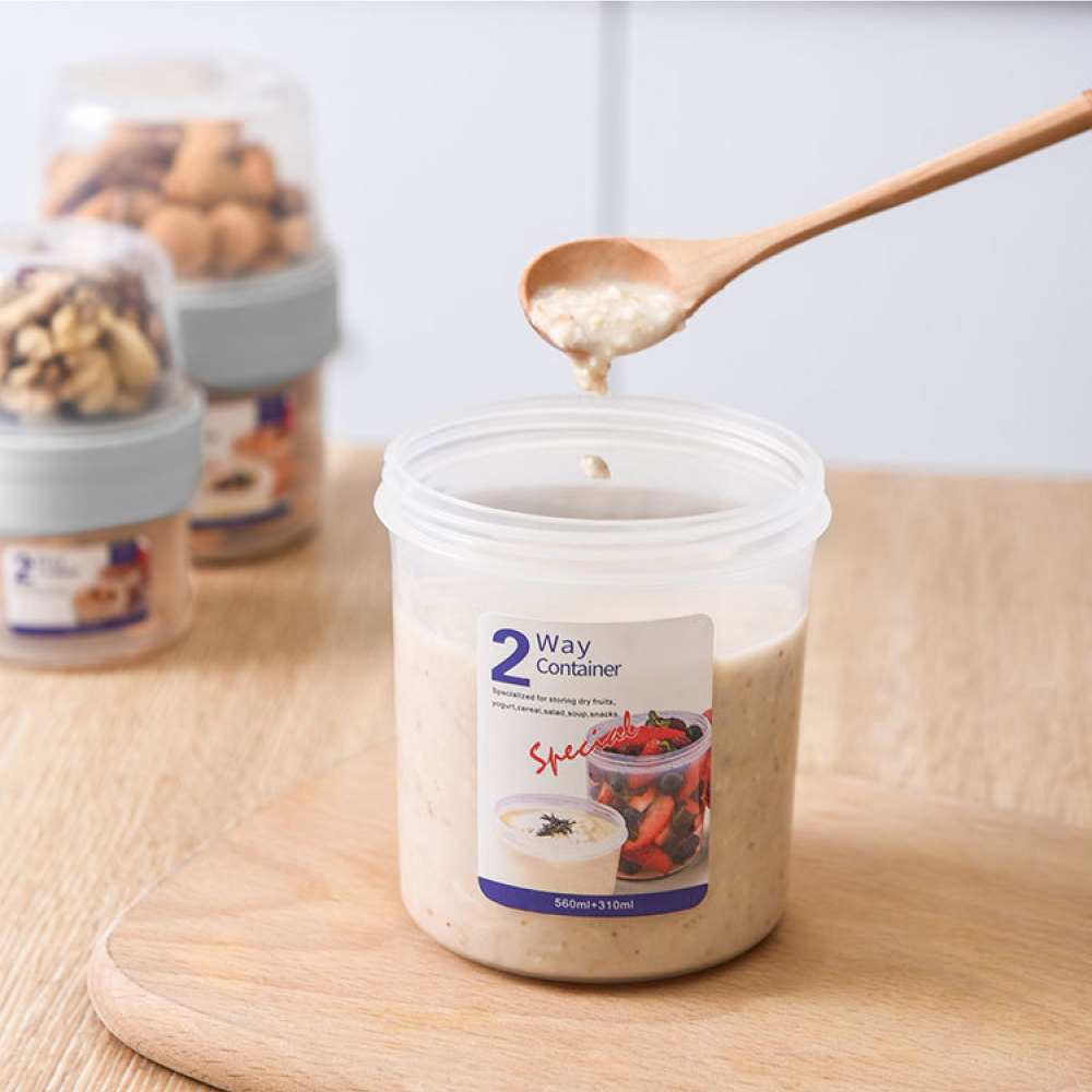 Contenedor de Alimentos a Prue - Meal Prep Jars With Lids reseña y precio