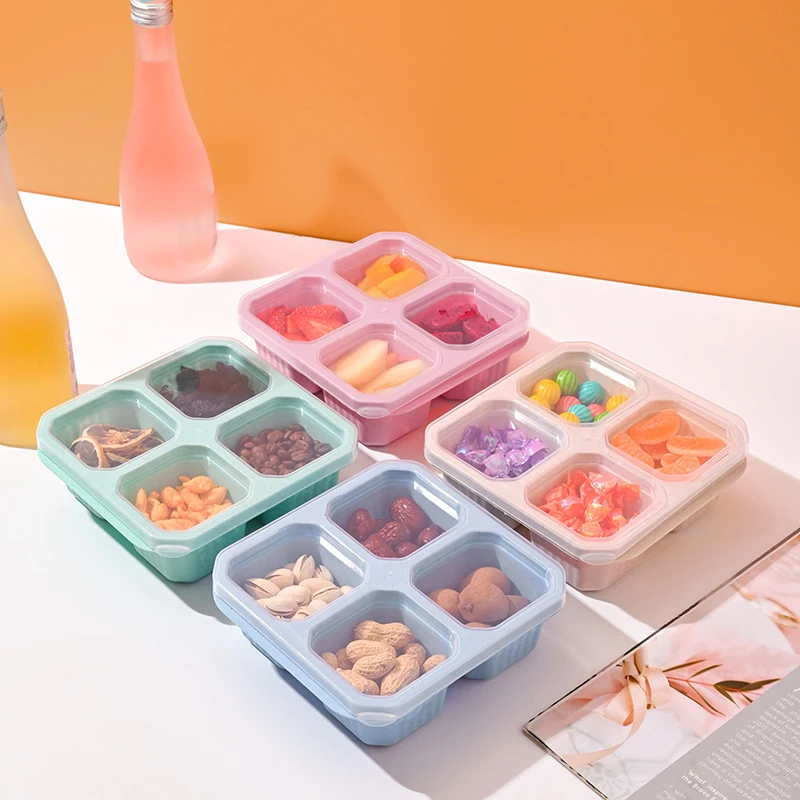 Caja de aperitivos de 4 rejill - Meal Prep Meal Ideas reseña y precio